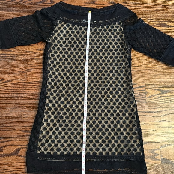 Max Studio Lace Nude Overlay Dress PTP 15” - Picture 2 of 7